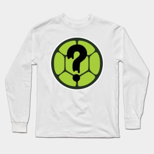 What The Shell Logo Black (front) Long Sleeve T-Shirt